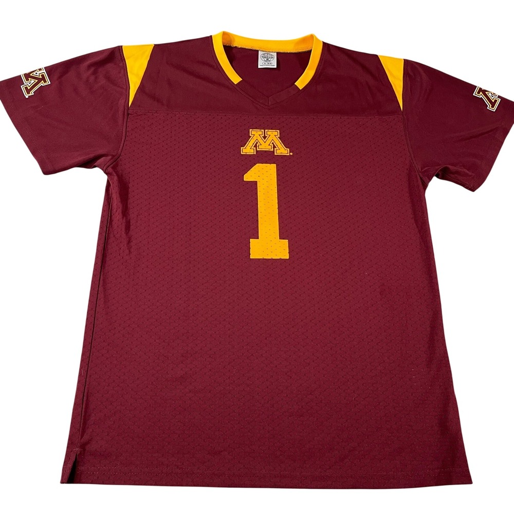 Minnesota‎ Golden Gophers Youth Football Jersey Rivalry Threads Maroon XL 16/18